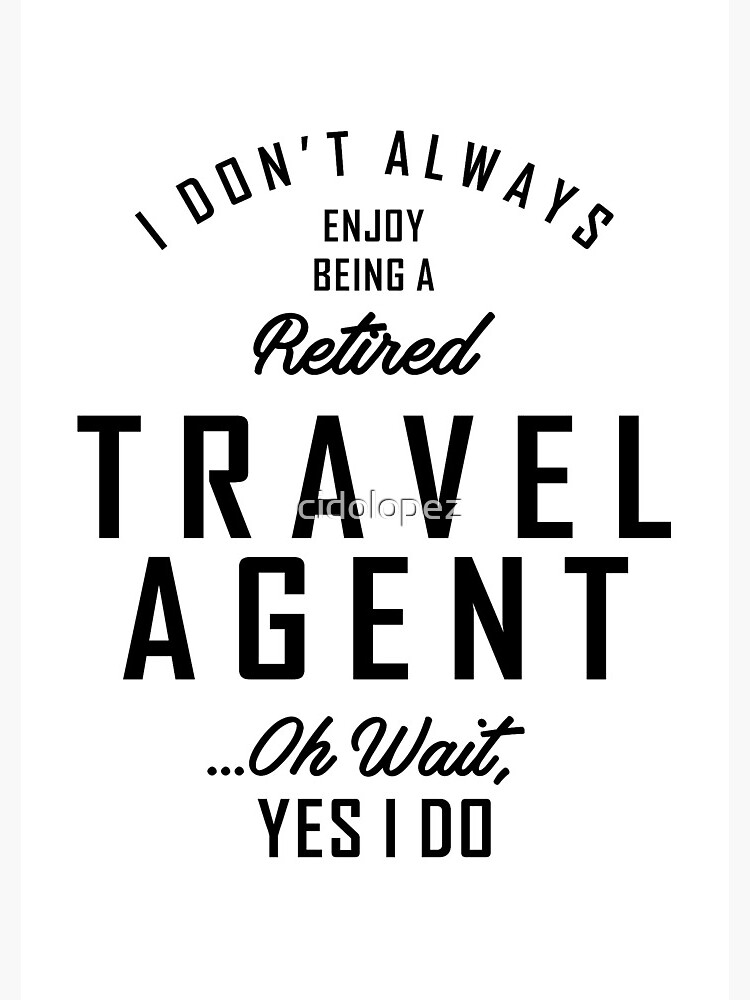 "Travel Agent Work Job Title Gift" Spiral Notebook for Sale by