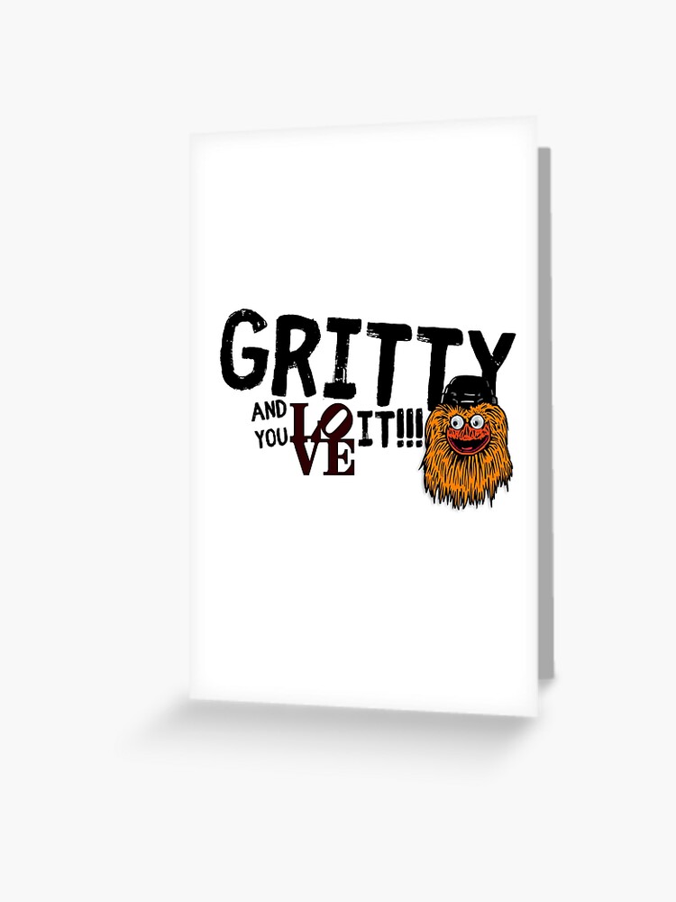 Gritty Mascot Flyers Fan Funny Philly Greeting Card Philly 