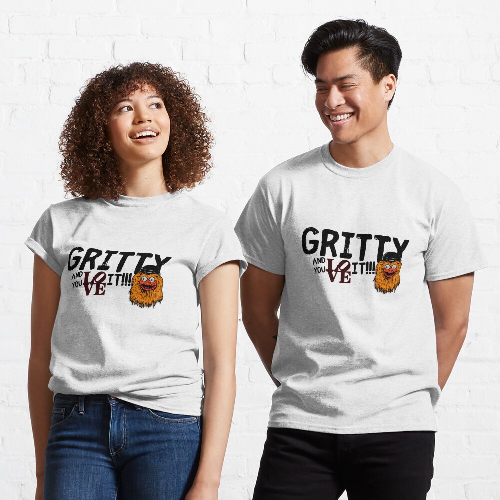 Gritty Custom Fan Art Designed Tee Shirt: Philadelphia Flyers 