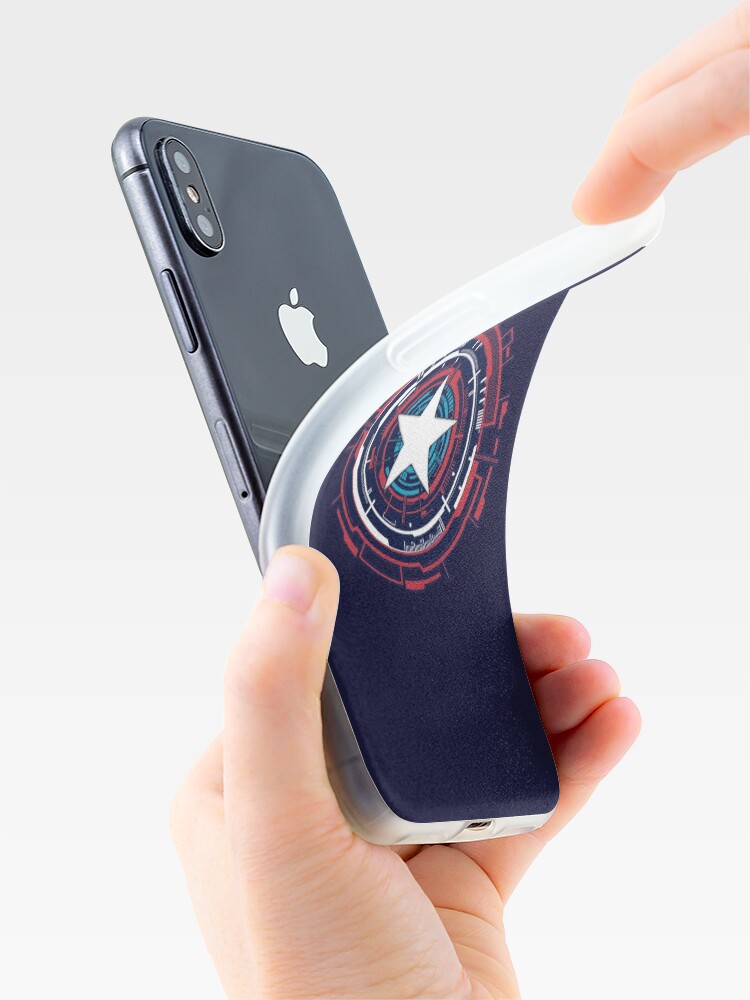 Alternate view of America Hero Futuristic Logo iPhone Case & Cover