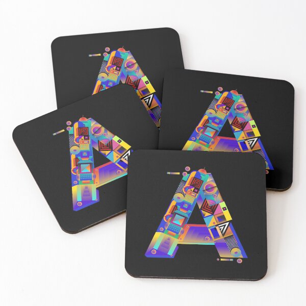 Item preview, Colorful Alphabet, Letter A designed and sold by Space-Bug.