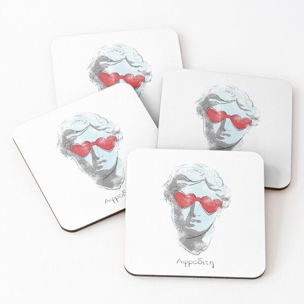 Item preview, Venus with heart glasses Valentine's Day designed and sold by martodesign.
