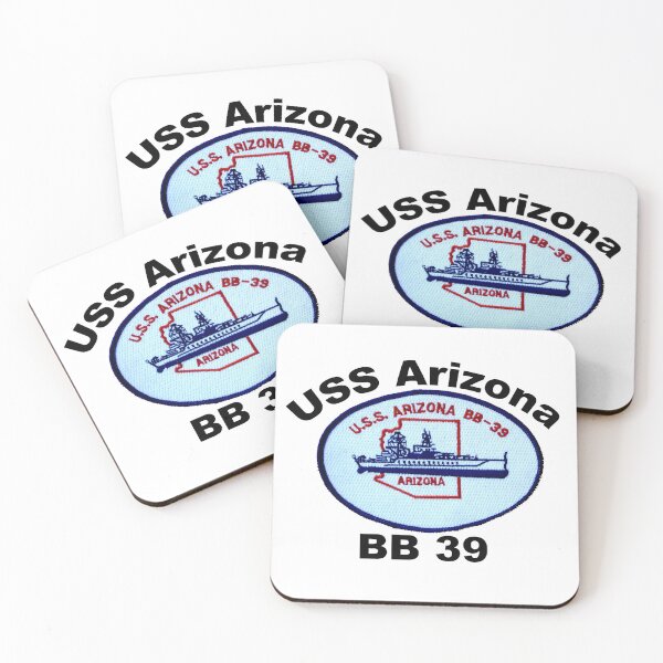 Item preview, USS Arizona (BB-39) Crest designed and sold by Nikki SpaceStuffPlus.