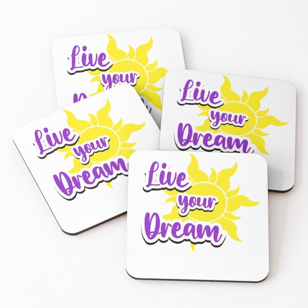 Item preview, Sun live your dream quote designed and sold by Brooke’s Broadway Stickers.