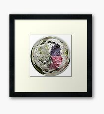 Spring Bouquet Under Glass Framed Print