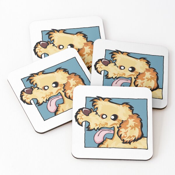 Item preview, Labradoodle - Apricot (Face) WHITE BG designed and sold by TheChicken.