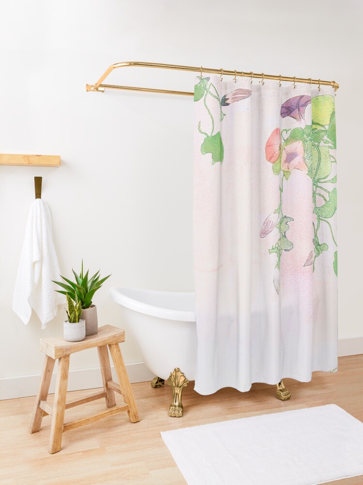 Alternate view of Revival of Spring Shower Curtain