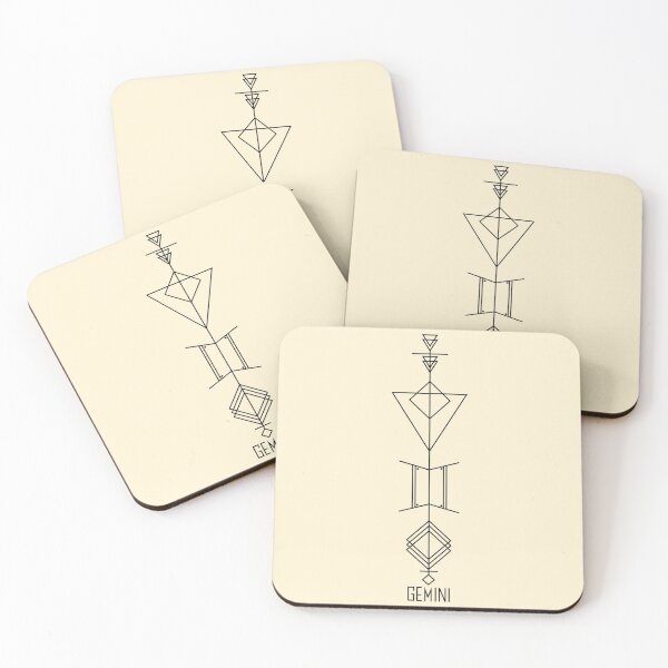 Item preview, Gemini - Line Art designed and sold by dyutiart.