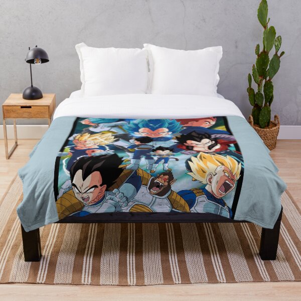 Vegeta Throw Blanket