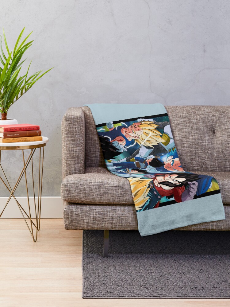 Alternate view of Vegeta Throw Blanket