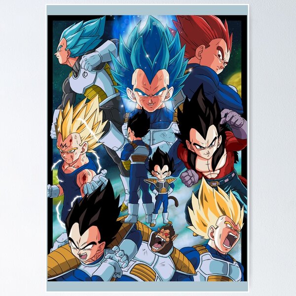 xiangpiaopiao Carteles E Impresiones Dragon Ball Art Prints Vegeta