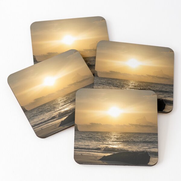 Item preview, Puesta de sol en la playa designed and sold by BlueHatter.