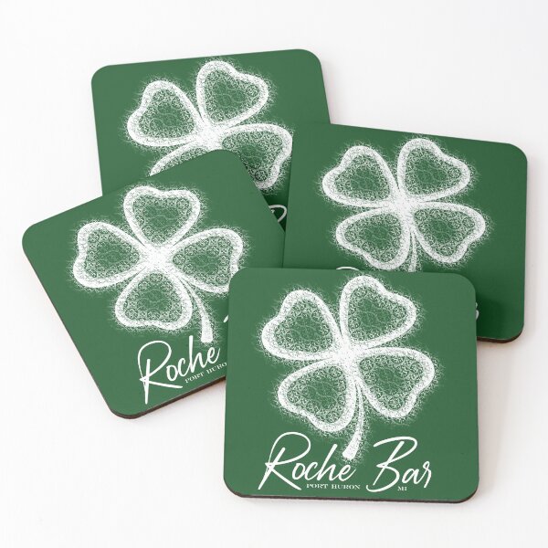 Item preview, Roche Bar Clover Leaf (WHITE) designed and sold by RocheBar405.