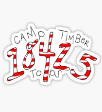 18425 - Camp Timber Tops Sticker