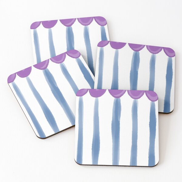 Item preview, Circus Tent Stripe, Classic Blue and Purple Palette designed and sold by Amy Brinkman.
