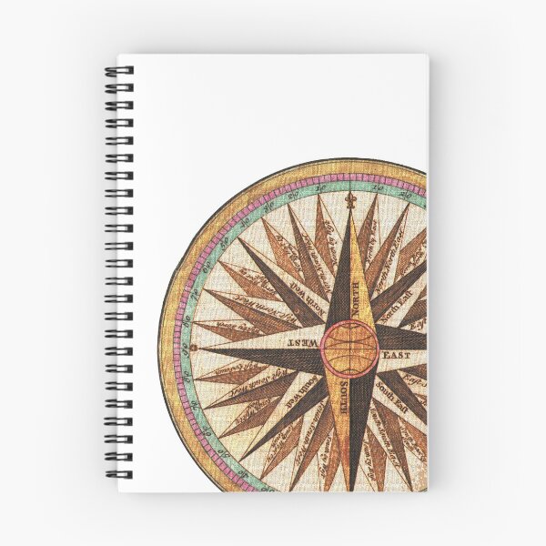 Item preview, Bohemian Vintage Black Travel Adventure Compass Map Guide designed and sold by JMSD.