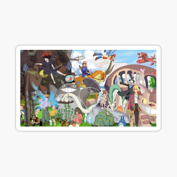 Ghibli Hayao Miyazaki Sticker