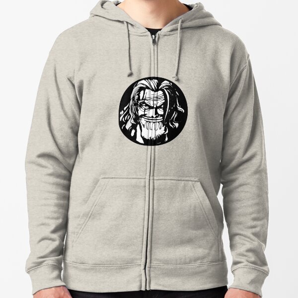Silver rayleigh Zipped Hoodie