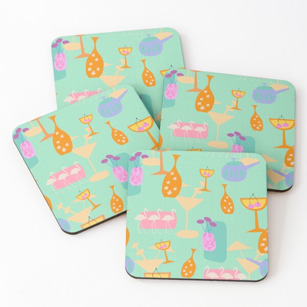 Item preview, Kitch Memories Turquoise designed and sold by mirimo.