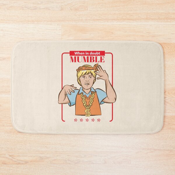 Item preview, When in doubt, mumble very old school rapper designed and sold by ShineEyePirate.
