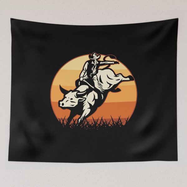Item preview, Bullriding Rodeo Cowboy 4 designed and sold by lsapparel.