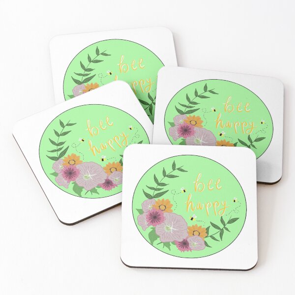Item preview, Bee happy designed and sold by geekyasf.