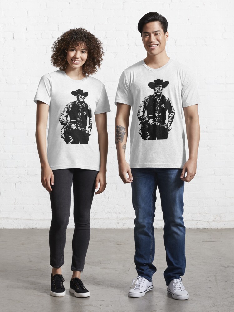 Wild West Cowboys Vintage Tee- Black