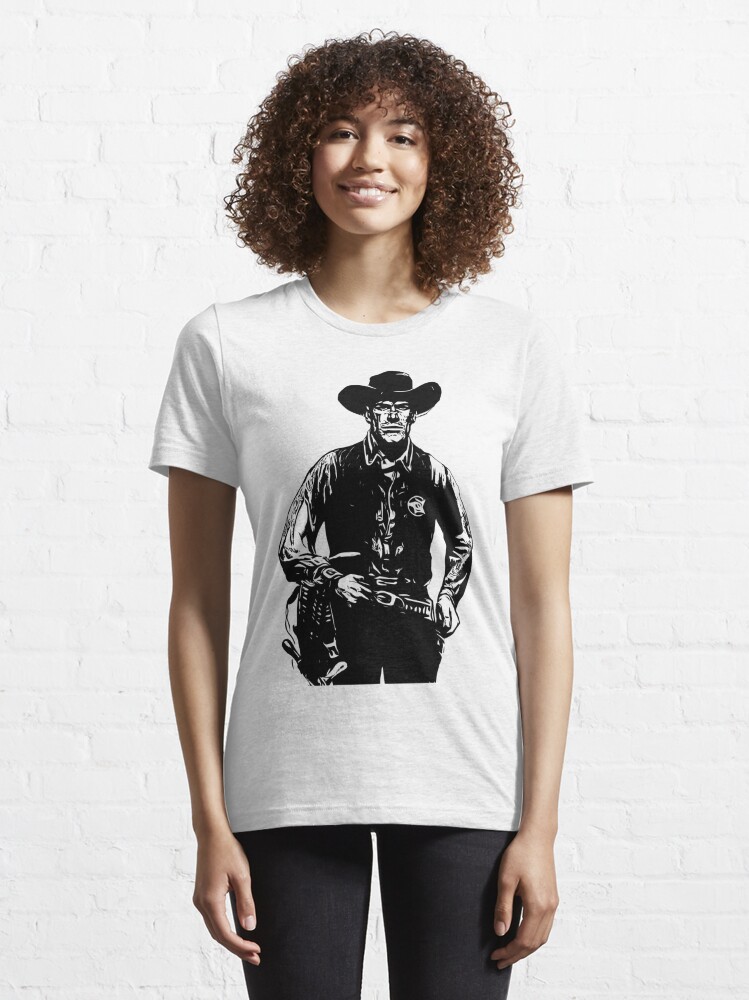 Wild West Cowboys Vintage Tee- Black