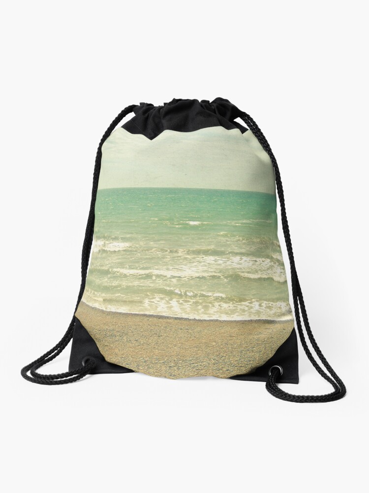 Thumbnail 1 of 3, Drawstring Bag, The Sea, the Sea designed and sold by Cassia.
