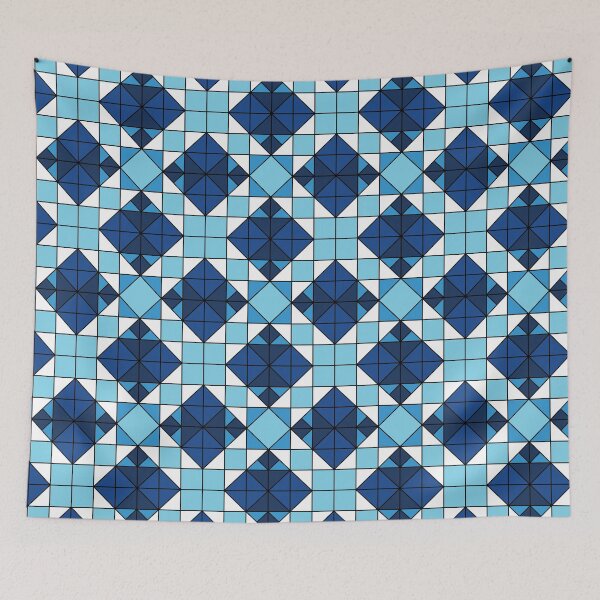 Item preview, Blue Star Quilt  designed and sold by VirtualMagpie.
