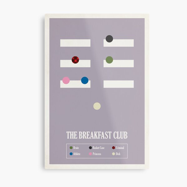The Breakfast Club Metal Print