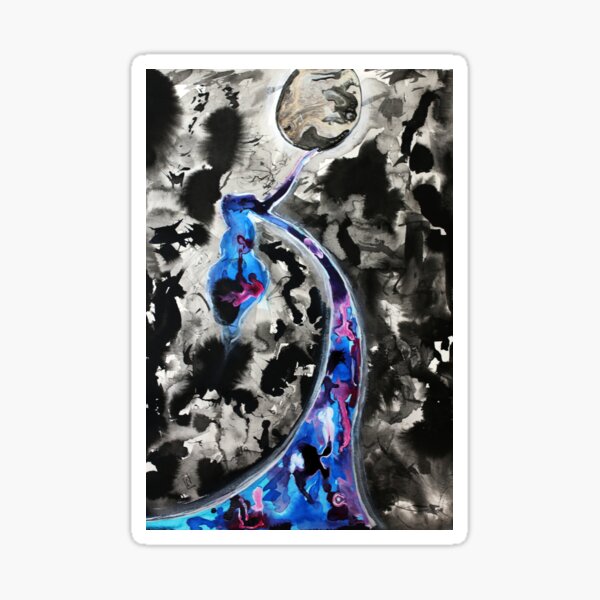 Moon Time Sticker