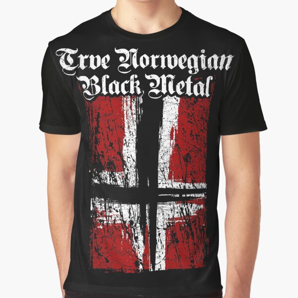 Artikel-Vorschau von Trve (True) Norwegian Black Metal - Norwegische satanische Flagge, designt und verkauft von Skady666.