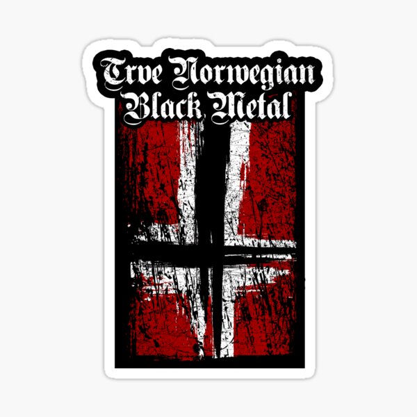 Item preview, Trve (True) Norwegian Black Metal - Norwegian satanic flag designed and sold by Skady666.