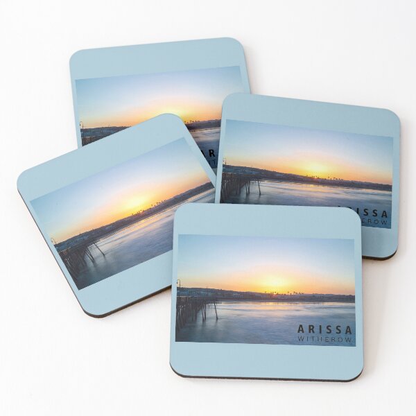 Item preview, Pismo Beach Sunrise (Stickers) designed and sold by anwitherow.