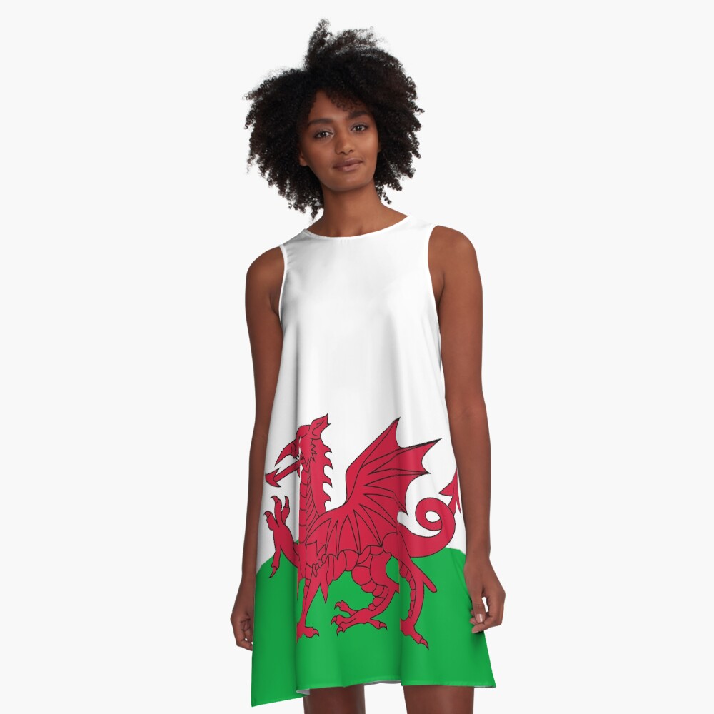 Flag of Wales - Welsh Flag A-Line Dress