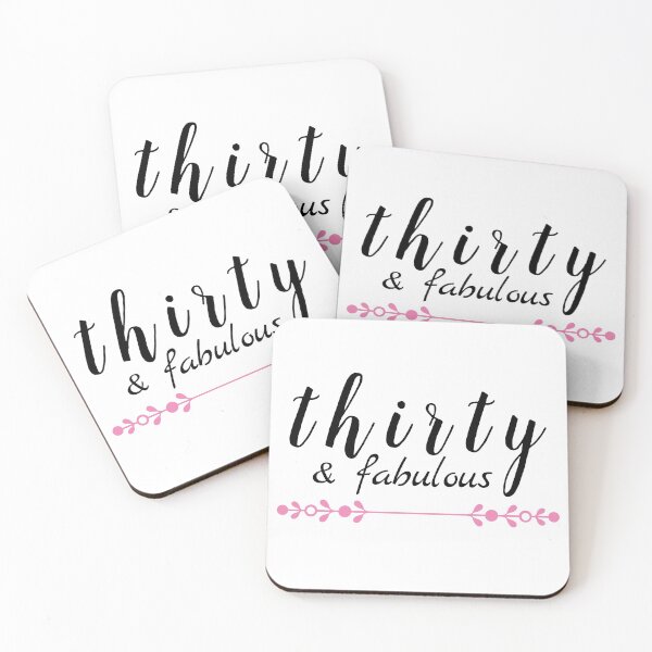 Item preview, Thirty and Fabulous, Birthday gift idea designed and sold by HippyTees.