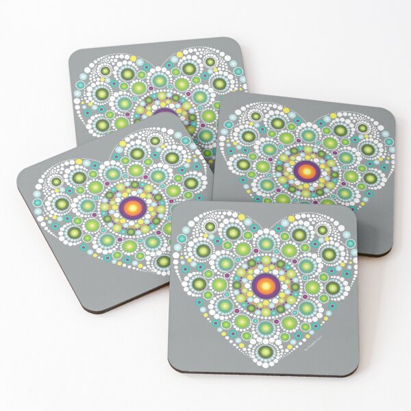 Item preview, Love heart Mandala designed and sold by mandalaspot.