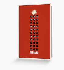 Die Hard Greeting Card