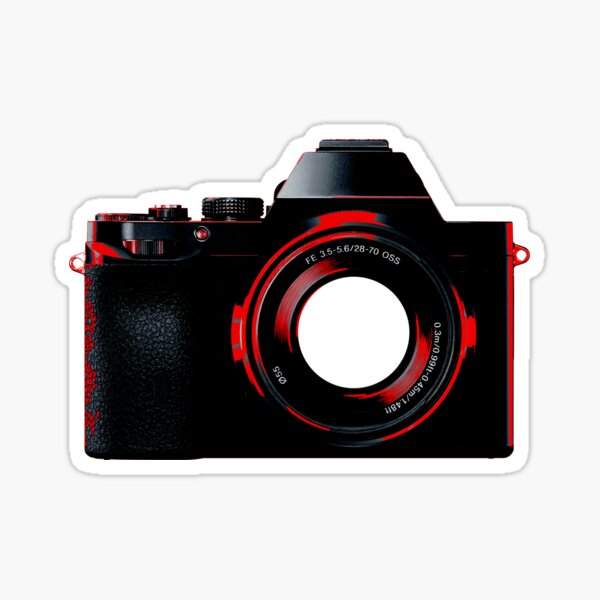 Item preview, Mirrorless Still Camera in Red designed and sold by stevespencetv.