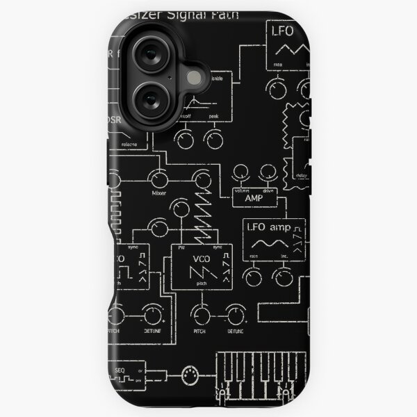 Aperçu de l'œuvre Chemin du signal du synthétiseur pour le musicien électronique créée et vendue par mewzeek-T.