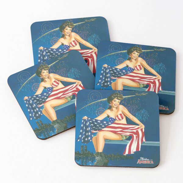 Item preview, Maiden America Pinup by Scott Westmoreland designed and sold by Scott Westmoreland.