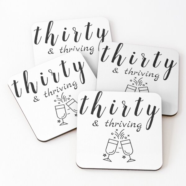 Item preview, Thirty and Thriving, 30th Birthday Gift Idea designed and sold by HippyTees.