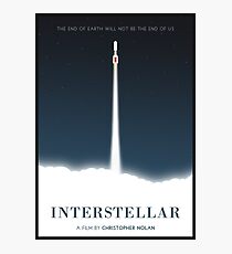 Interstellares Filmplakat Fotodruck