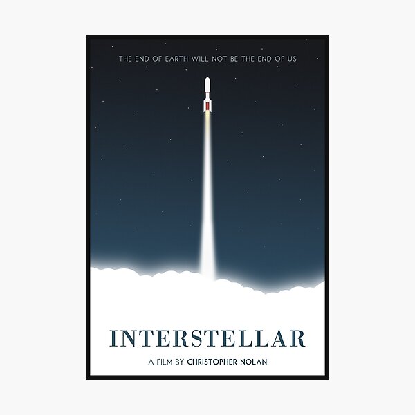 Item preview, Interstellar film poster designed and sold by PolarDesigns.
