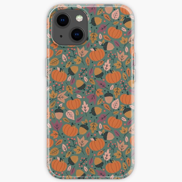 Fall Pumpkin Field iPhone Soft Case