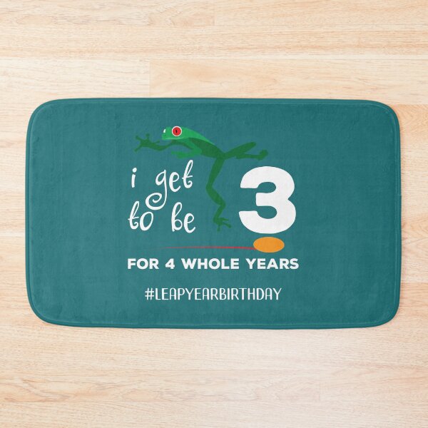 Item preview, Kids Funny Leap Year 12th Birthday Leapling Be 3 For 4 Years design designed and sold by doodabobs.