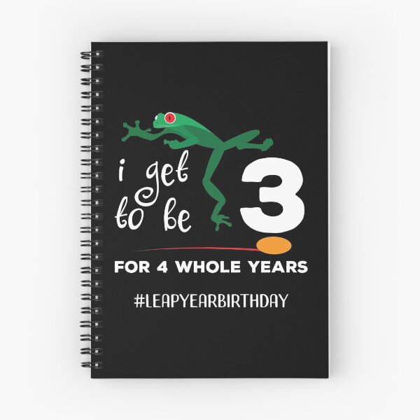 Item preview, Kids Funny Leap Year 12th Birthday Leapling Be 3 For 4 Years design designed and sold by doodabobs.