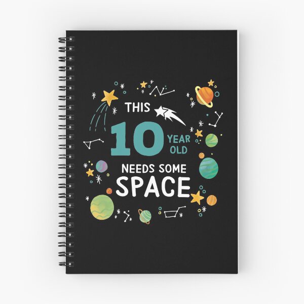 Item preview, This 10 Year Old Needs Some Space Funny Planets Science Geek graphic designed and sold by doodabobs.