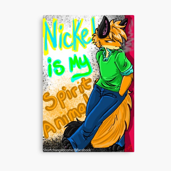 Nickel is my spirit animal Canvas Print